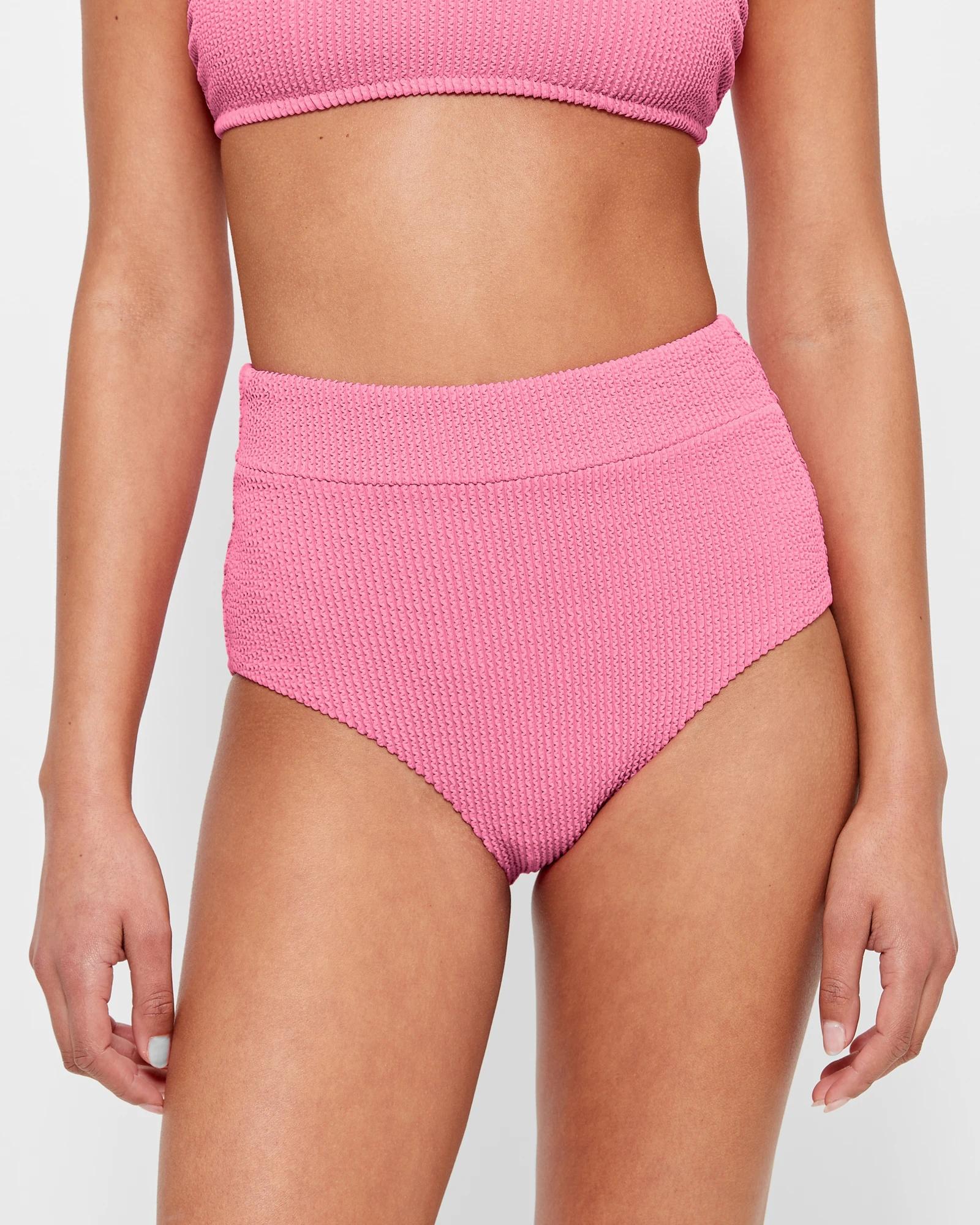 Crinkle High Waist Bikini Briefs Target Australia