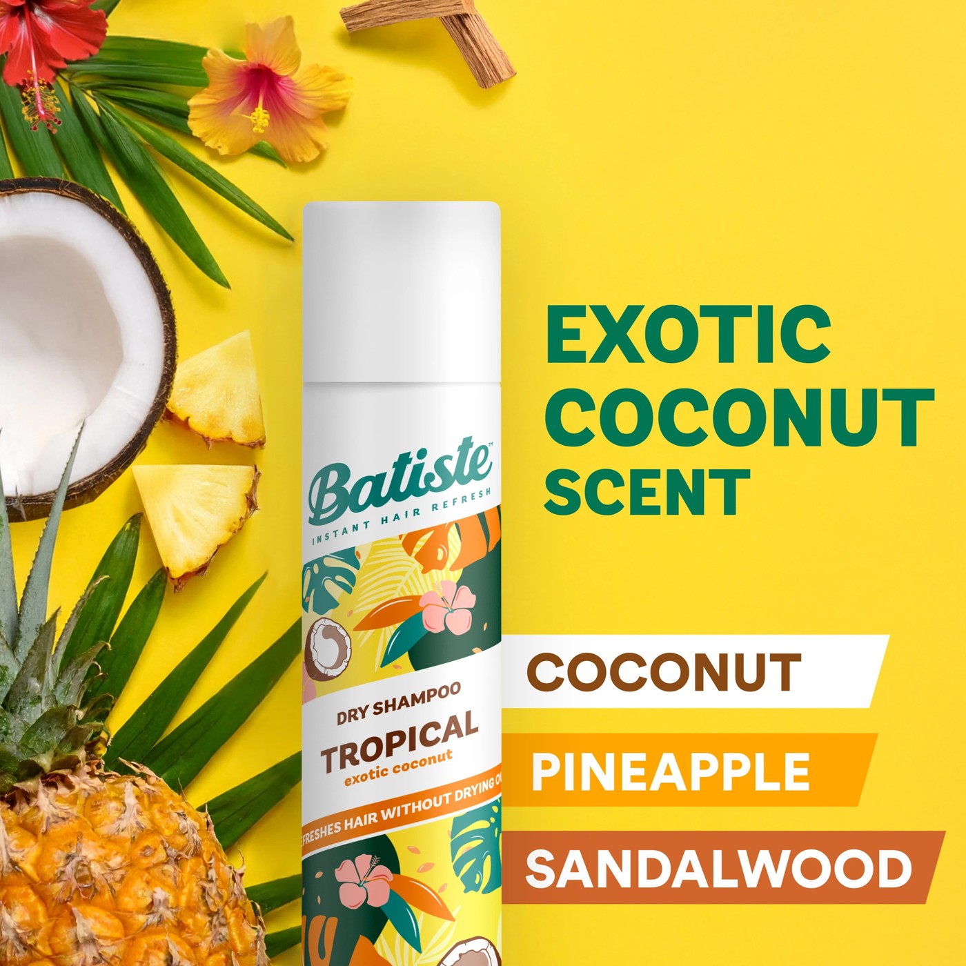 Batiste Tropical Dry Shampoo - 50ml 4 of 6