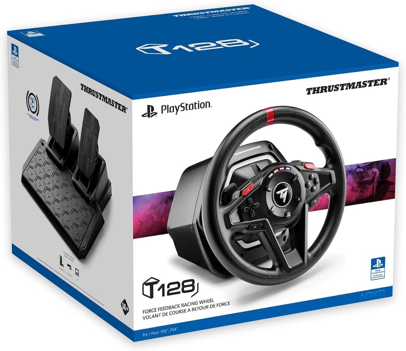 Thrustmaster T128 Racing Wheel for PlayStation & PC 2 of 4
