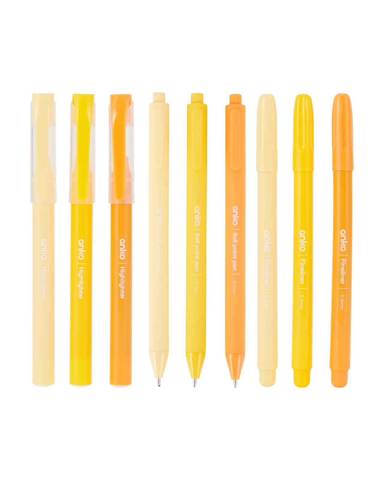 Anko 60 Pack Multi Pack Pen Set 3 of 6