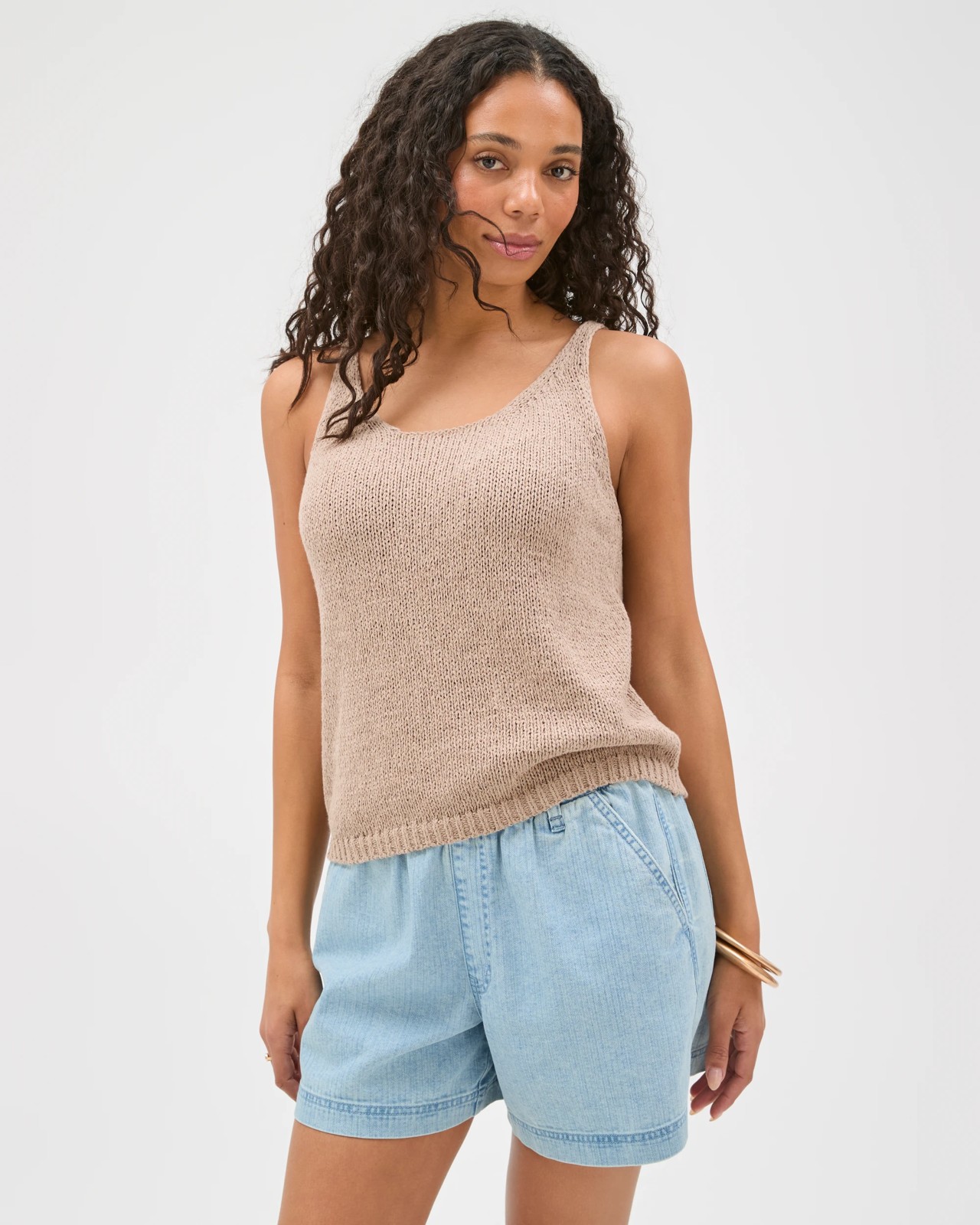 Pull On Relaxed Denim Shorts 2 of 6