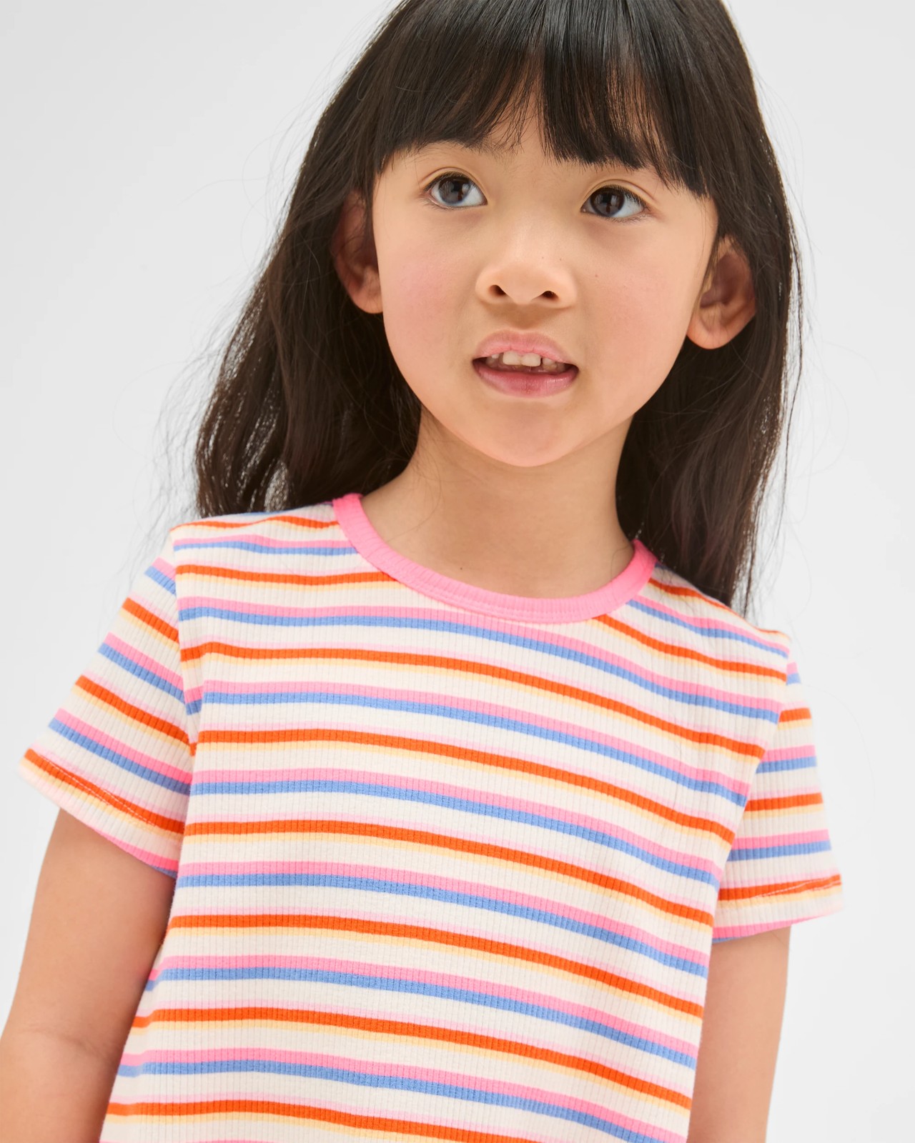 Australian Cotton A-Line Rib Knit Dress 3 of 6