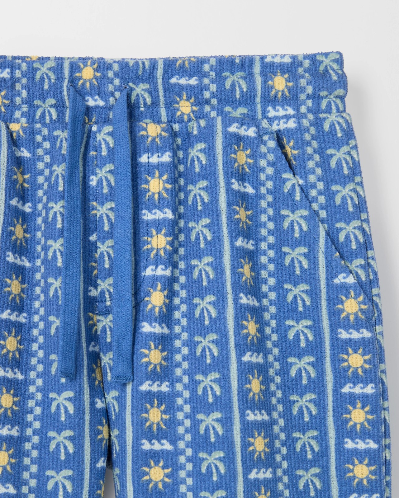 Textured Volley Shorts - Blue 2 of 2