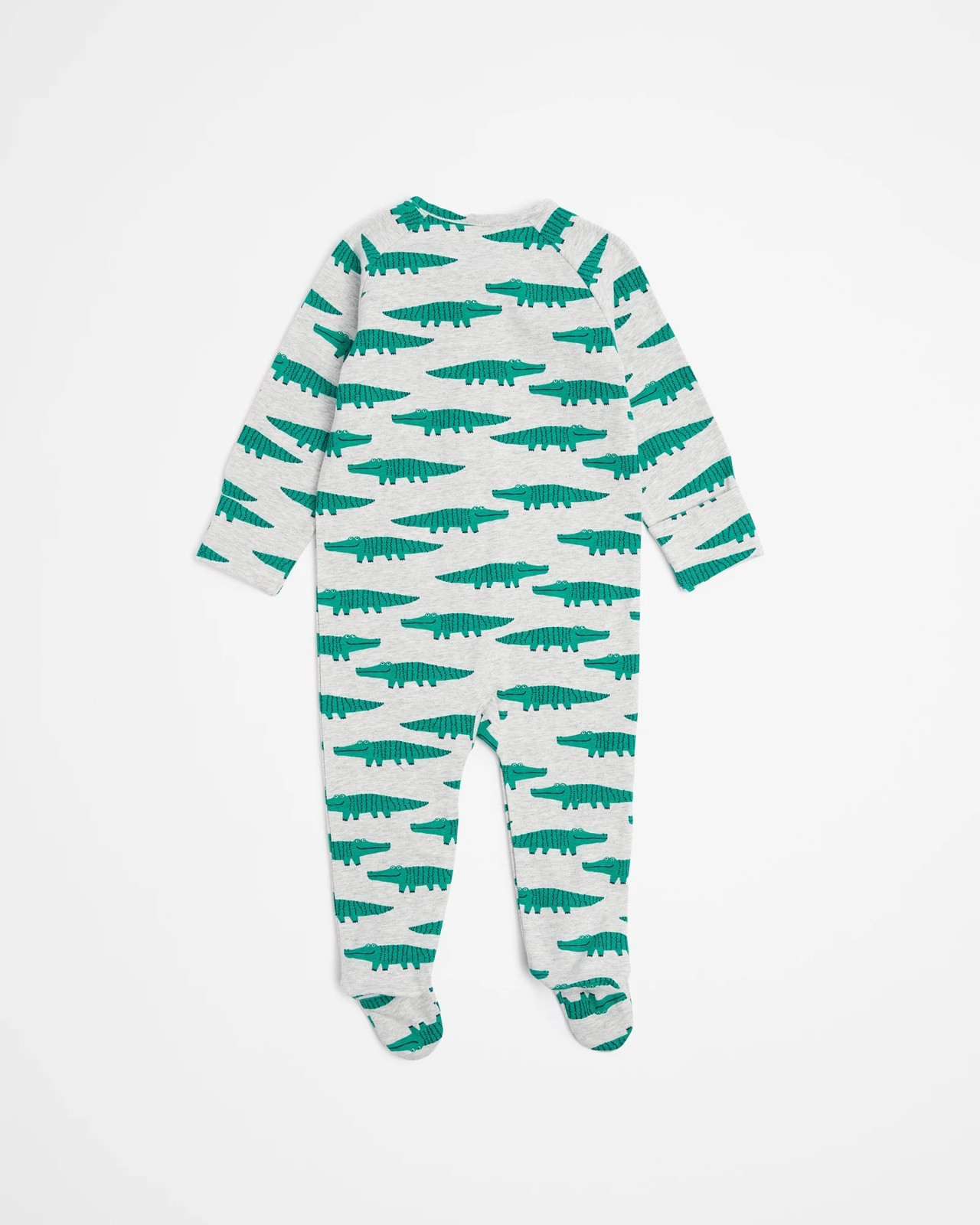 Baby Organic Cotton Print Zip Coverall 3 of 3