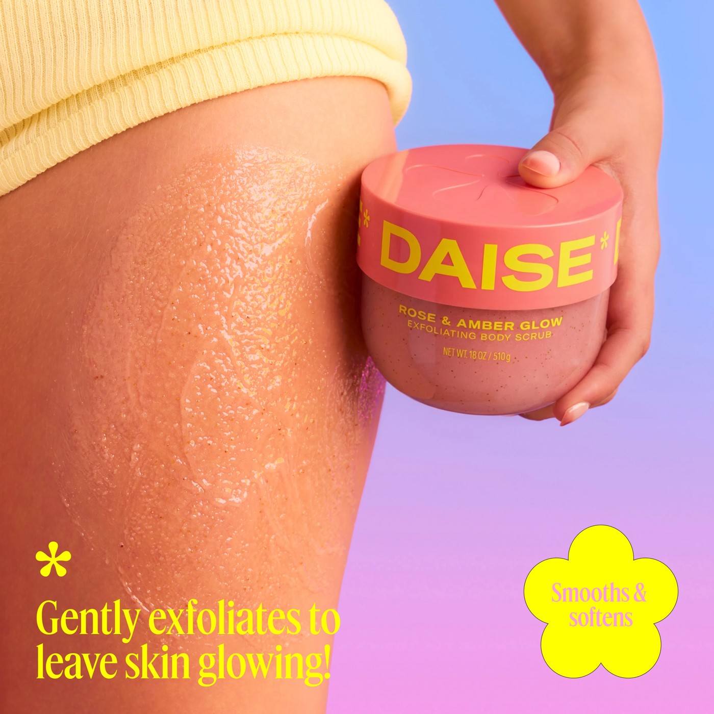 DAISE Exfoliating Body Scrub 510g - Rose and Amber Glow 3 of 6