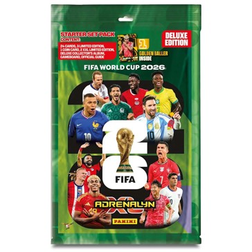 Panini FIFA World Cup Adrenalyn XL 2026 Card Starter Pack Deluxe Version - Assorted