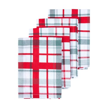 4 Pack Plaid Napkins - Anko