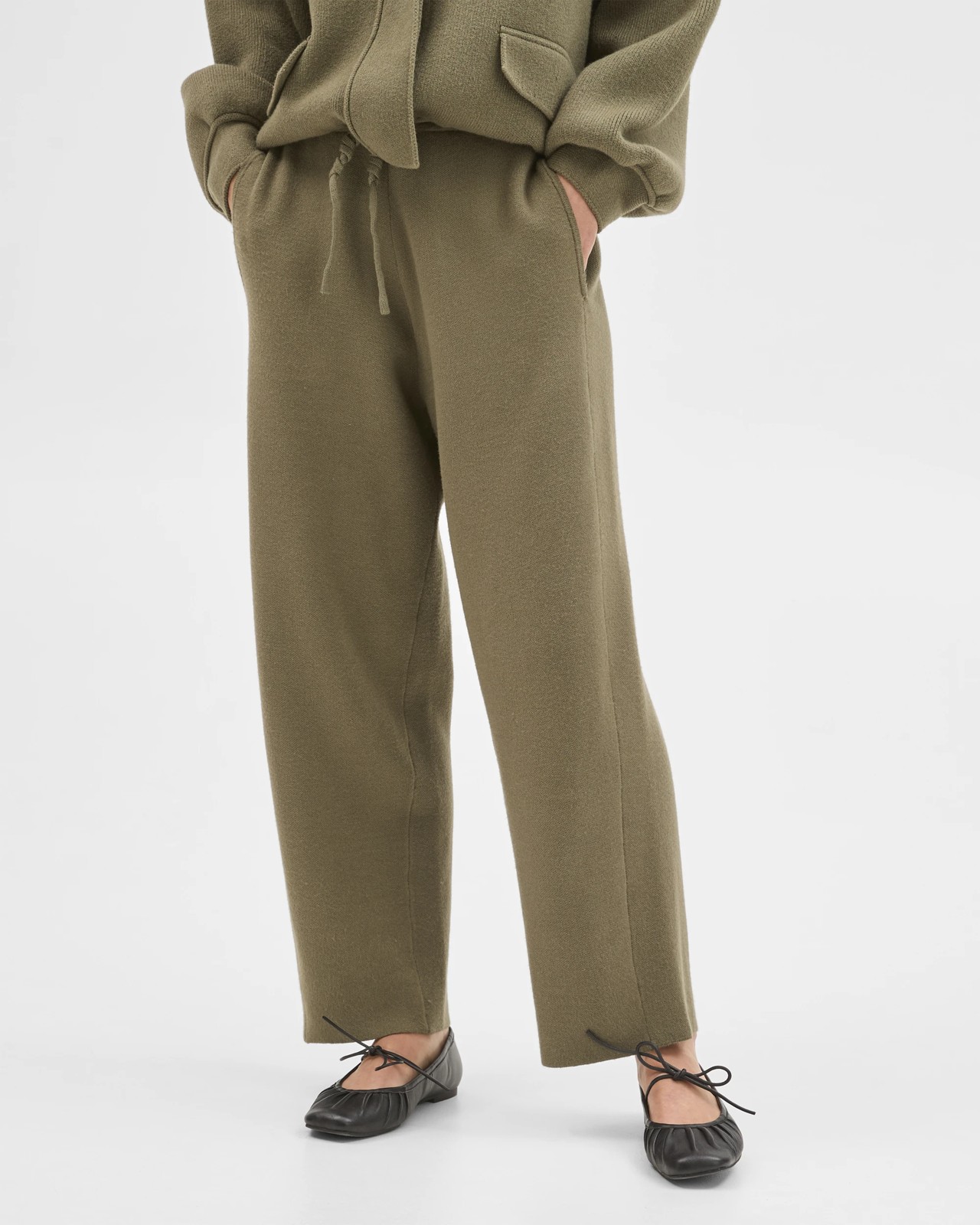 Clean Knit Barrel Leg Pants 2 of 5