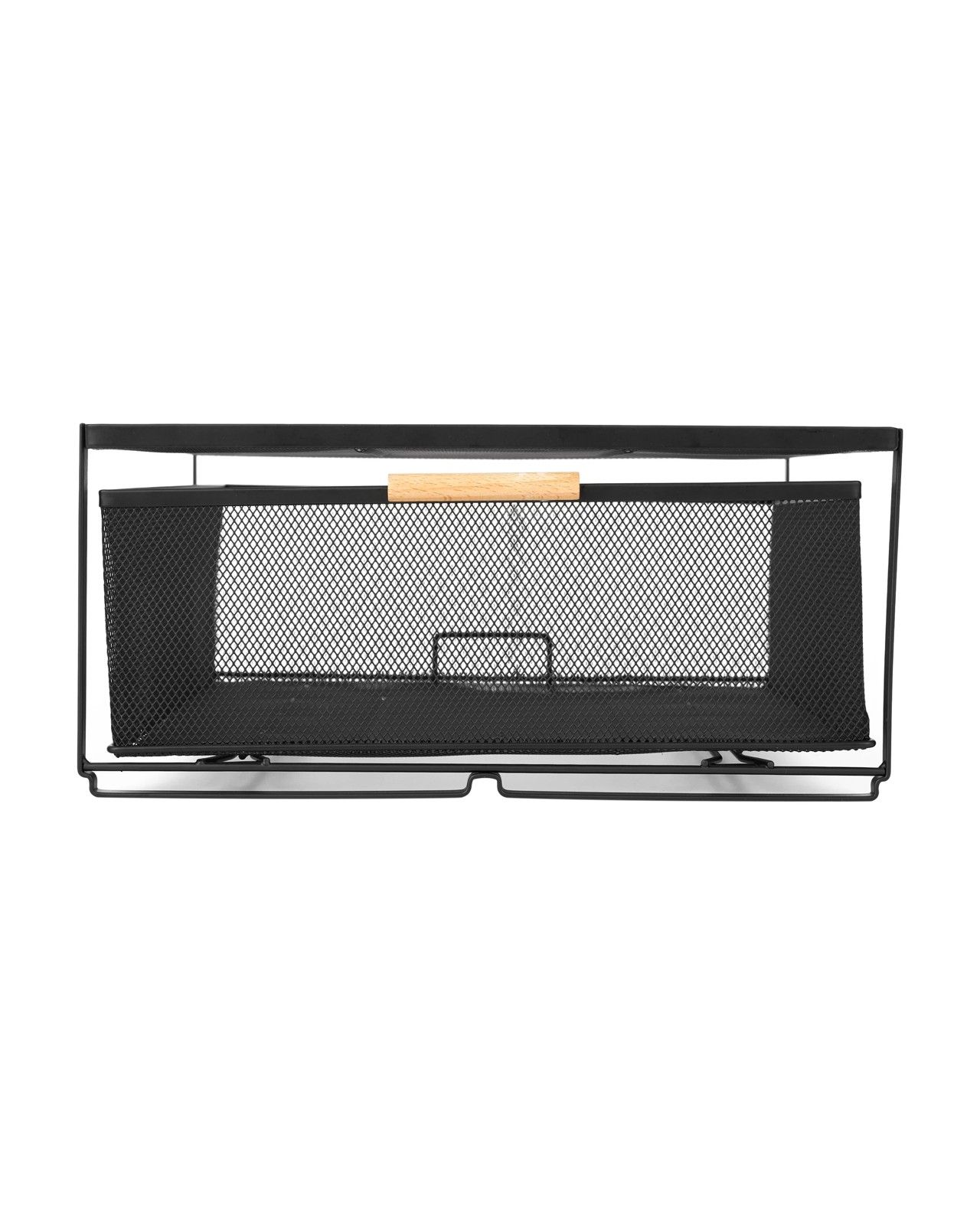 Anko 1 Drawer Wide Mesh Organiser - Black 2 of 5