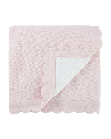 Anko Scallop Edge Blanket - Pink