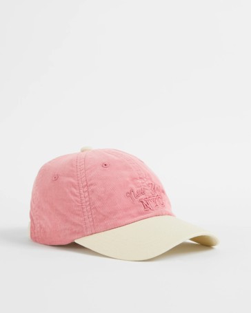 Fine Cord Embroidered Cap