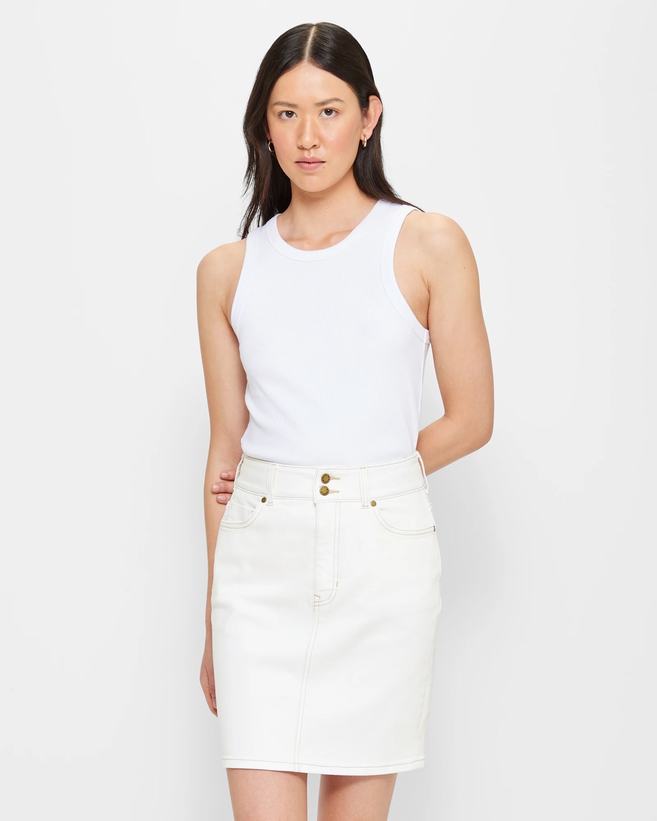 White denim 2025 skirt australia