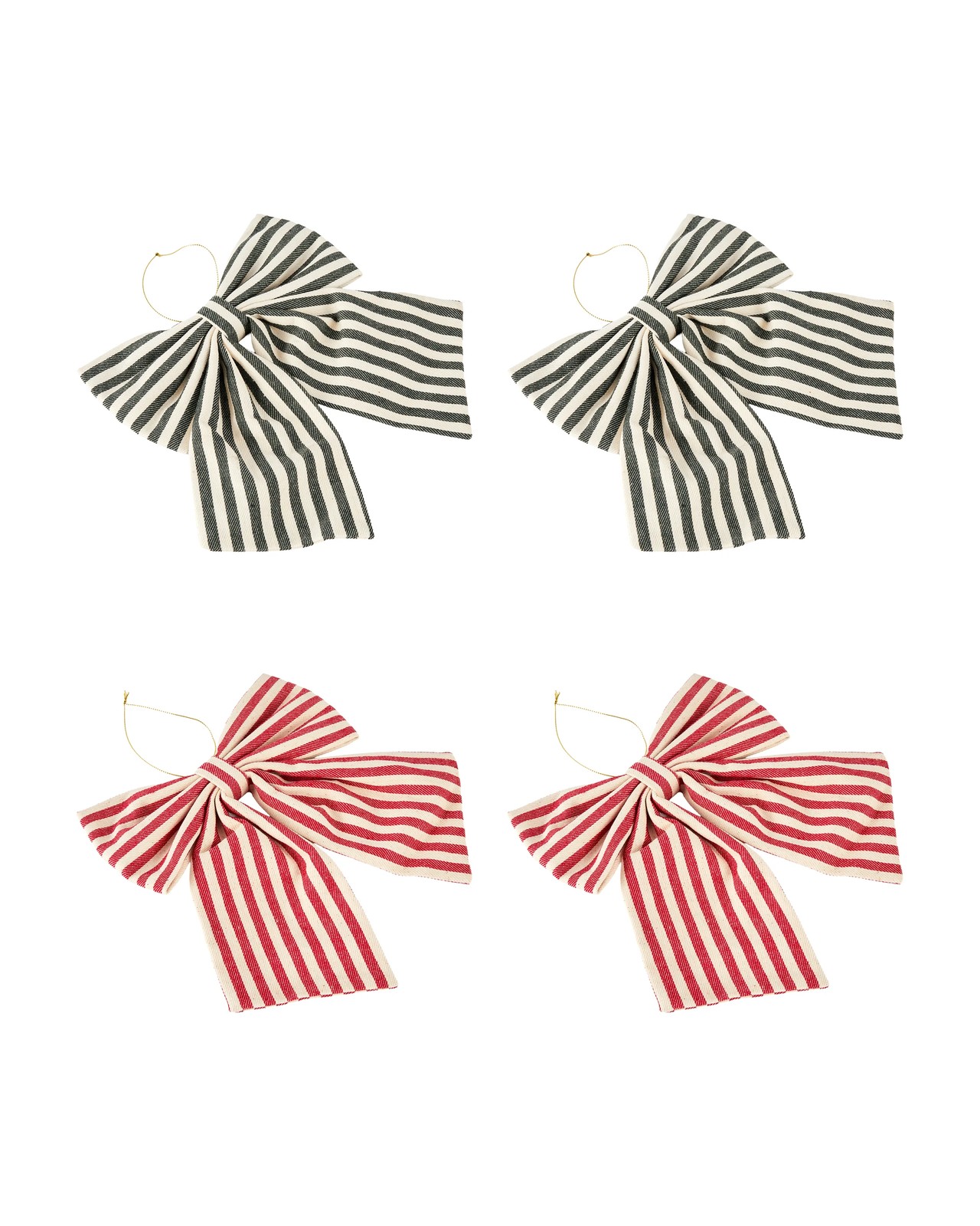 Anko 2 Pack Medium Stripe Bows - Assorted 2 of 5
