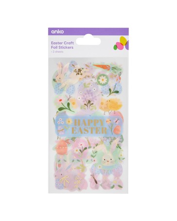Anko Easter Craft Foil Stickers