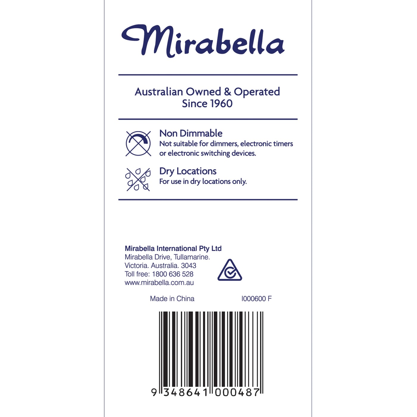 Mirabella E27 9W LED Cool White GLS Everyday Globe 2 of 6