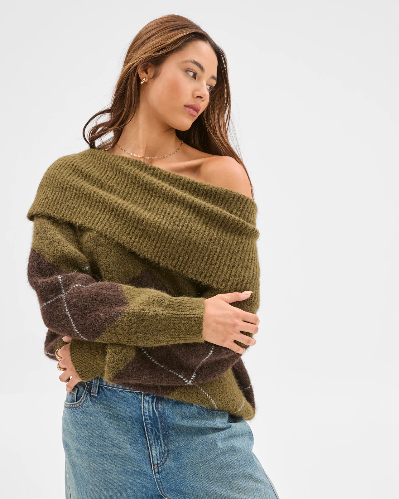 Lily Loves Wrap Tie Detail Blazer - Cocoa Marle 4 of 6