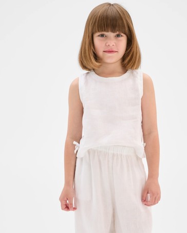 European Linen Tank