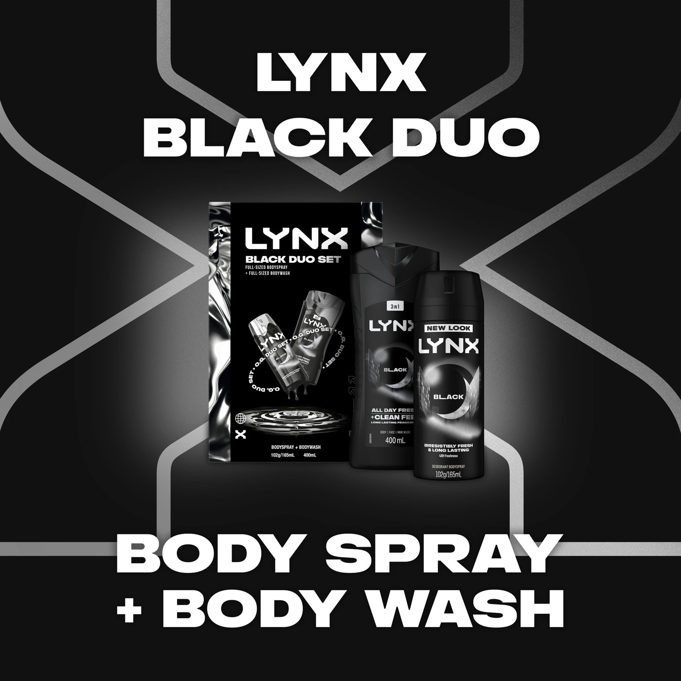 LYNX Black Duo Gift Set 5 of 5
