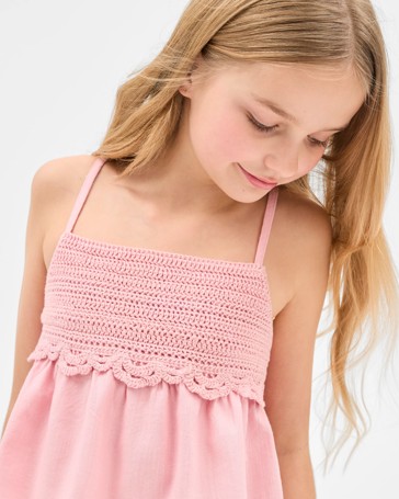 Crochet Woven Tank Top