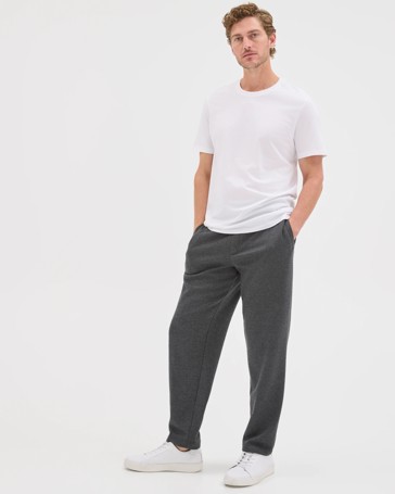 Australian Cotton Blend Uncuffed Trackpants