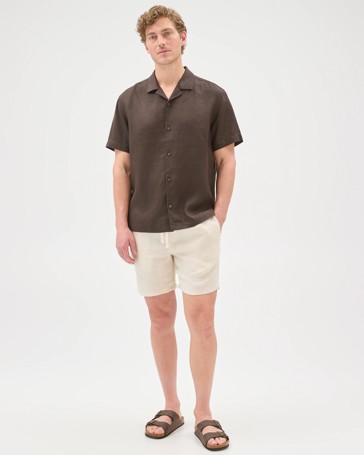 European Linen Shorts