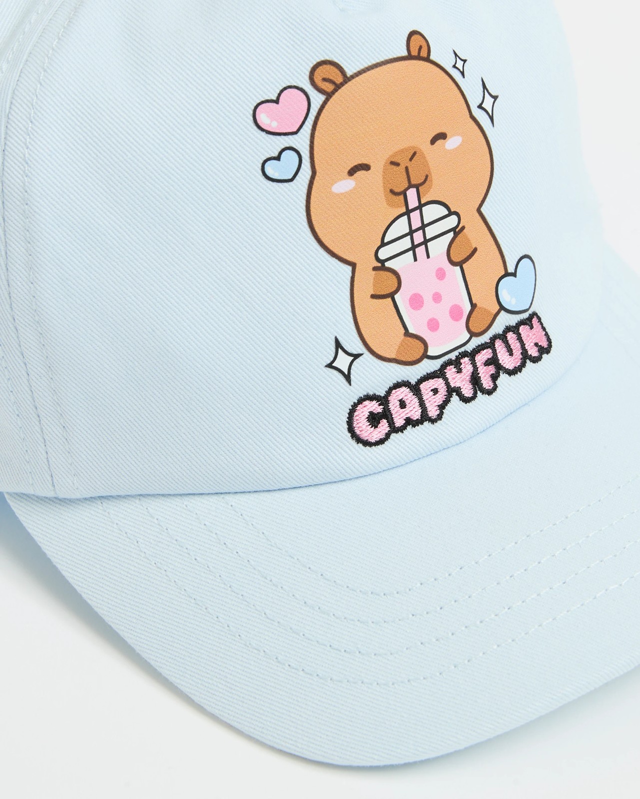 CapyFun Capybara Embroidered Cap 2 of 3