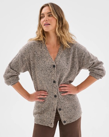 Twist Slub Grandpa Cardigan