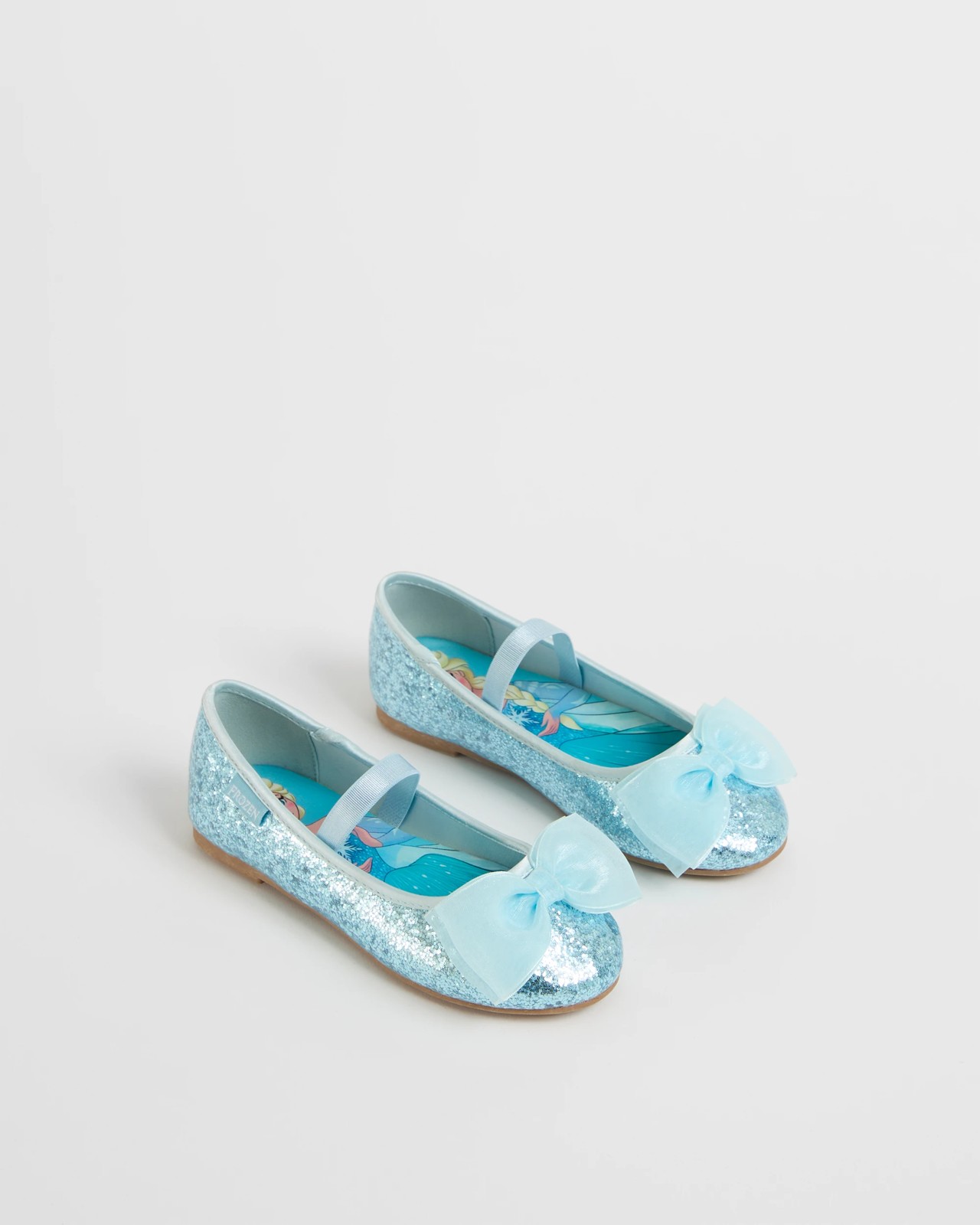 Disney Glitter Ballet Flats - Blue 2 of 3