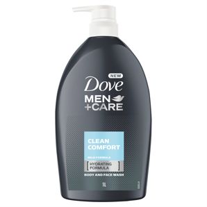 Dove Men+Care Clean Comfort Body and Face Wash 1L - Cedarwood and Bergamot Scented product image