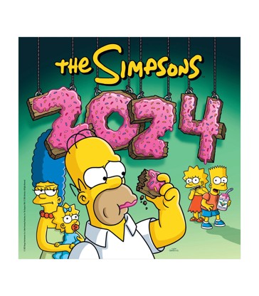 The Simpsons 2024 Square Calendar