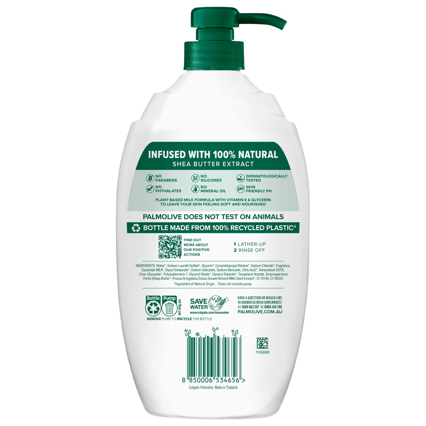 Palmolive Naturals Vegan Body Wash 1L - Shea Butter 2 of 5