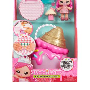 Yummiland Beauty Bag Playset and Lip Gloss Doll - Ice Cream Beauty Bag product image