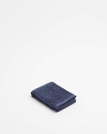Australian Cotton Ribbed Face Washer - Piper