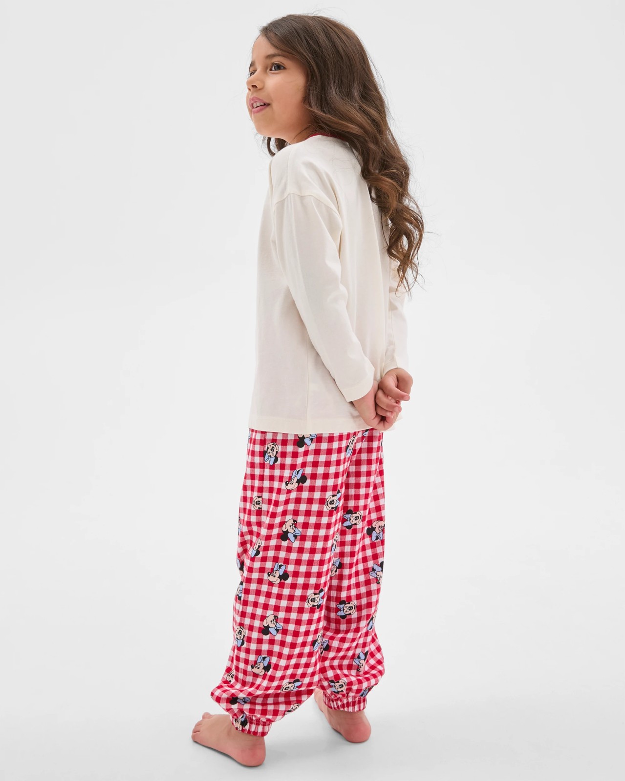 Disney Minnie Mouse Organic Cotton Younger Girls Pyjama Set 3 of 5