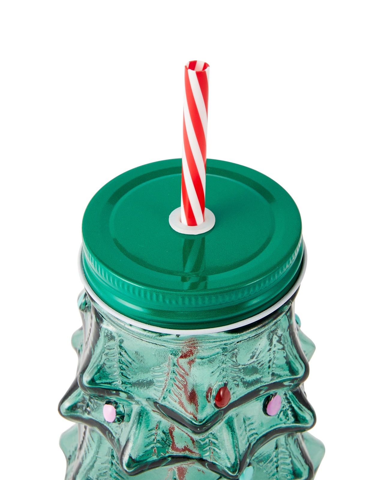 Anko 550ml Christmas Tree Drink Jar 2 of 6