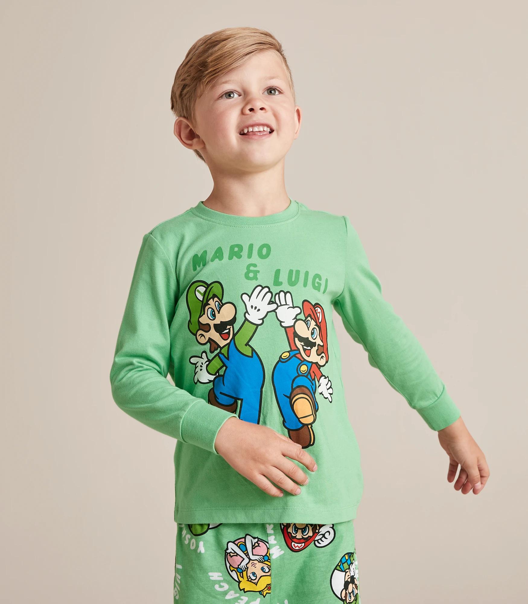 Kids Family Matching Super Mario Cotton Pyjama Set Target Australia