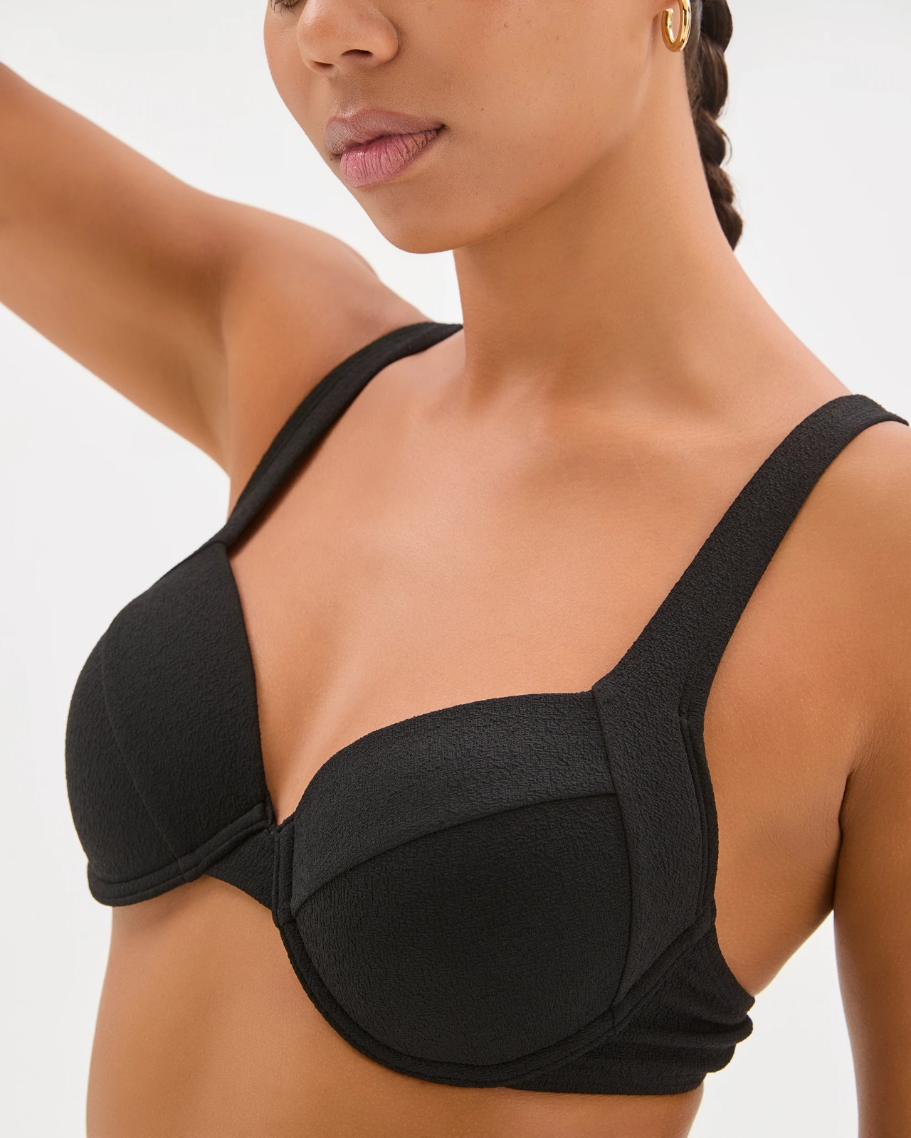 Shape Your Body Resort Balconette Soft Textured Swim Bikini Top 4 of 6