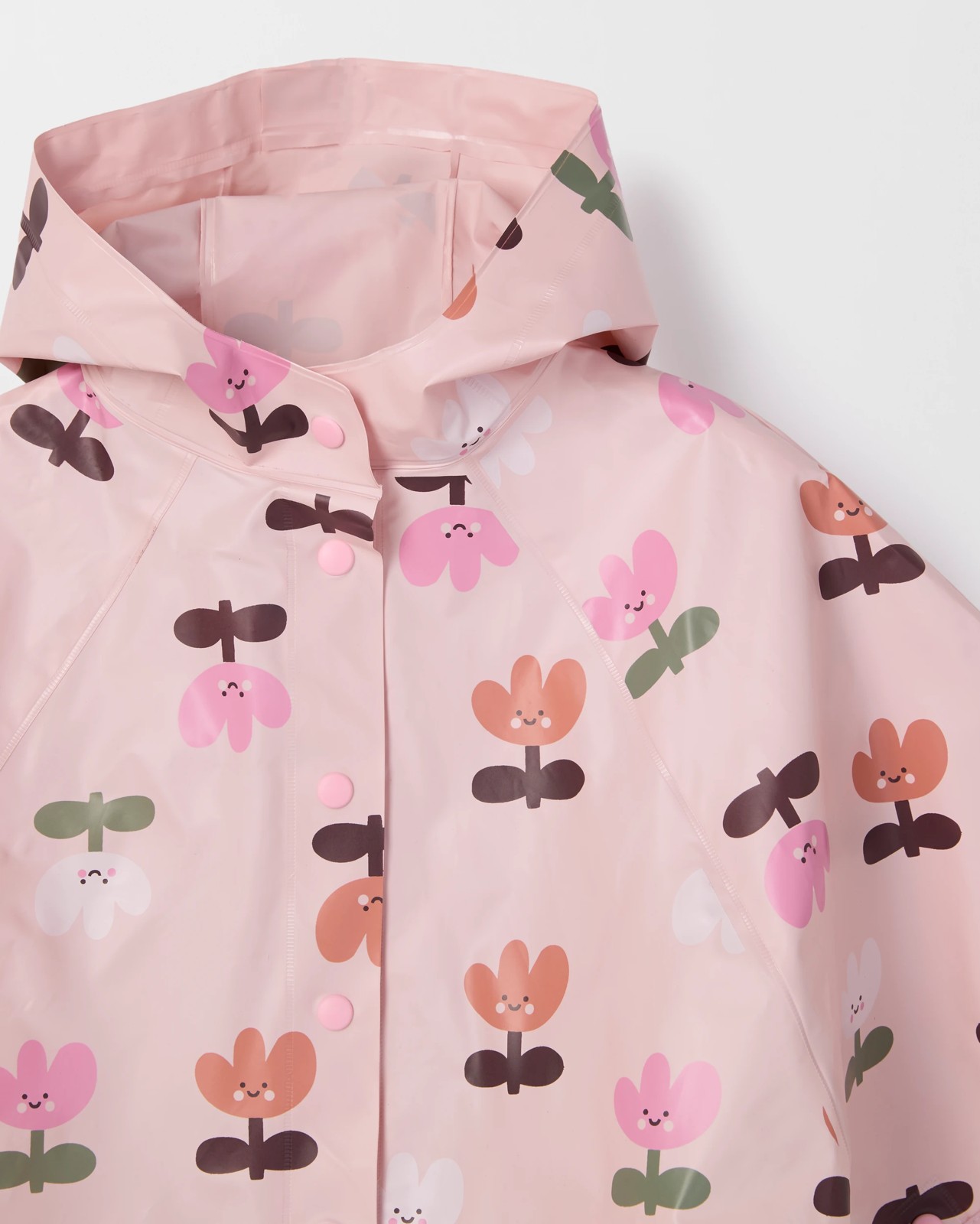 Tulip Print Poncho Raincoat 2 of 3