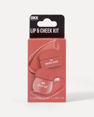 OXX Beauty 2 Piece Lip and Cheek Kit - Berry