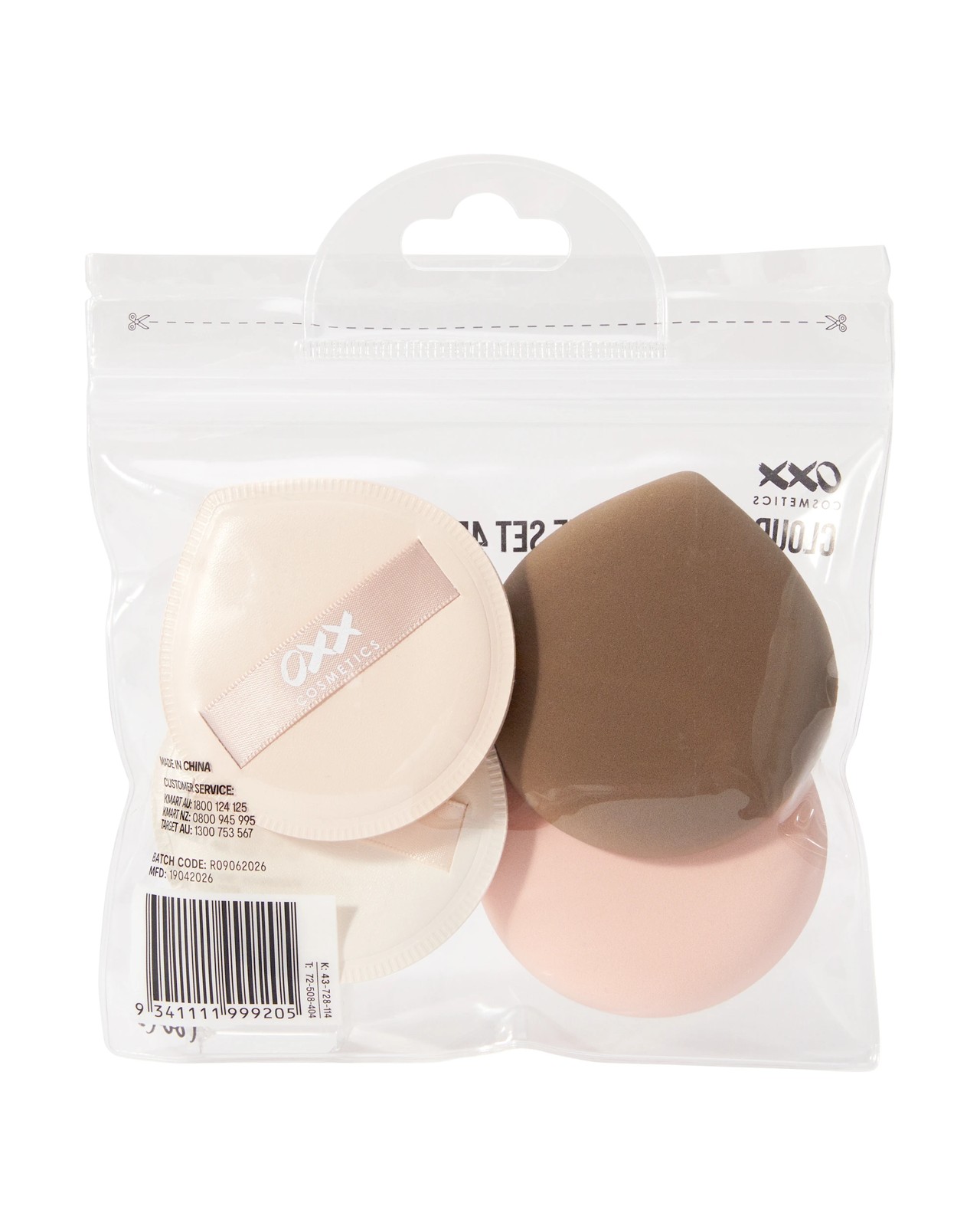 OXX Cosmetics 4 Pack Cloud Cushion Puff Set 5 of 5
