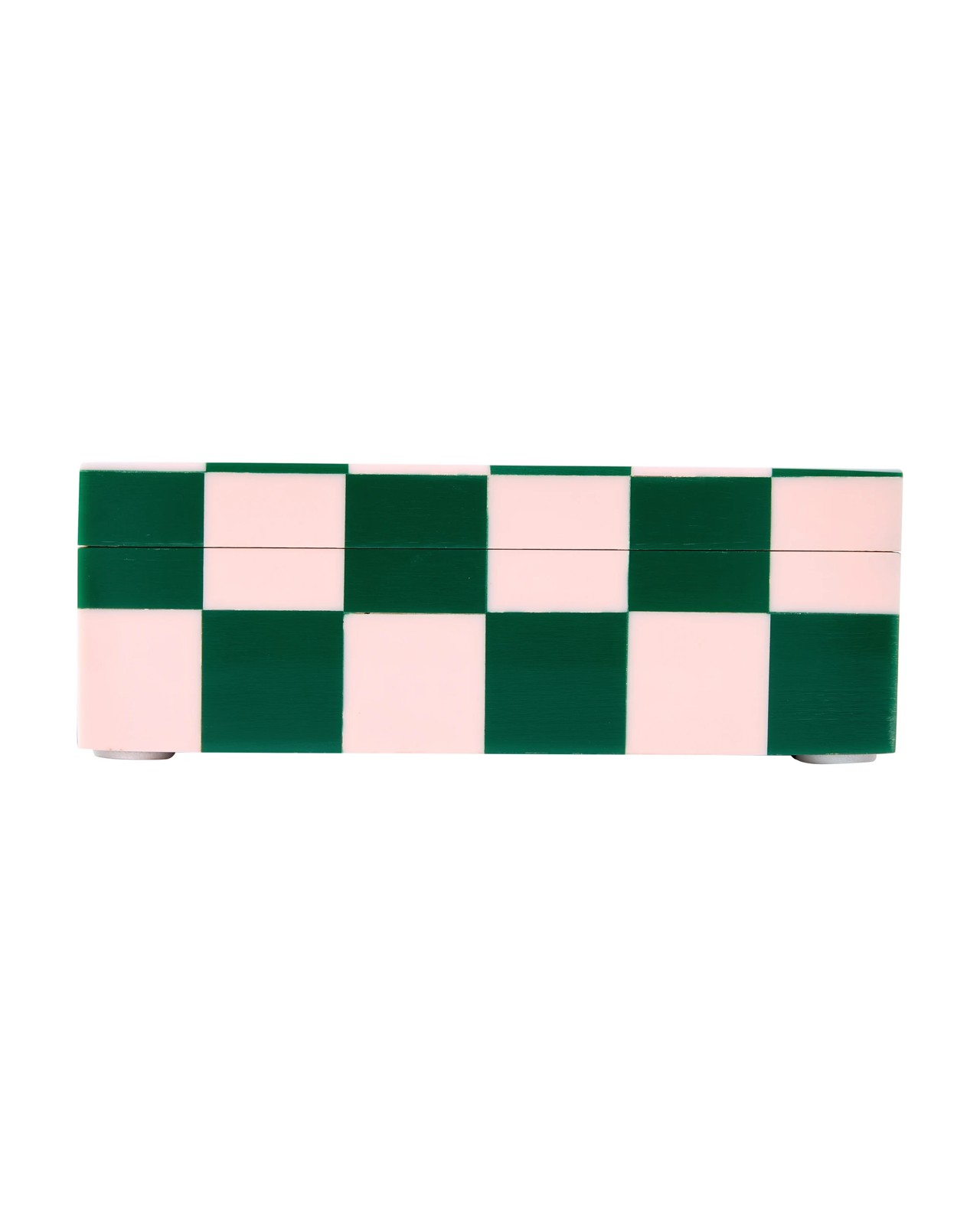 Anko Green and Pink Check Decor Box 2 of 6