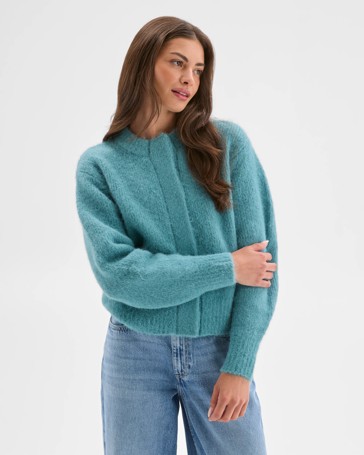 Petites Plush Knit Cardigan