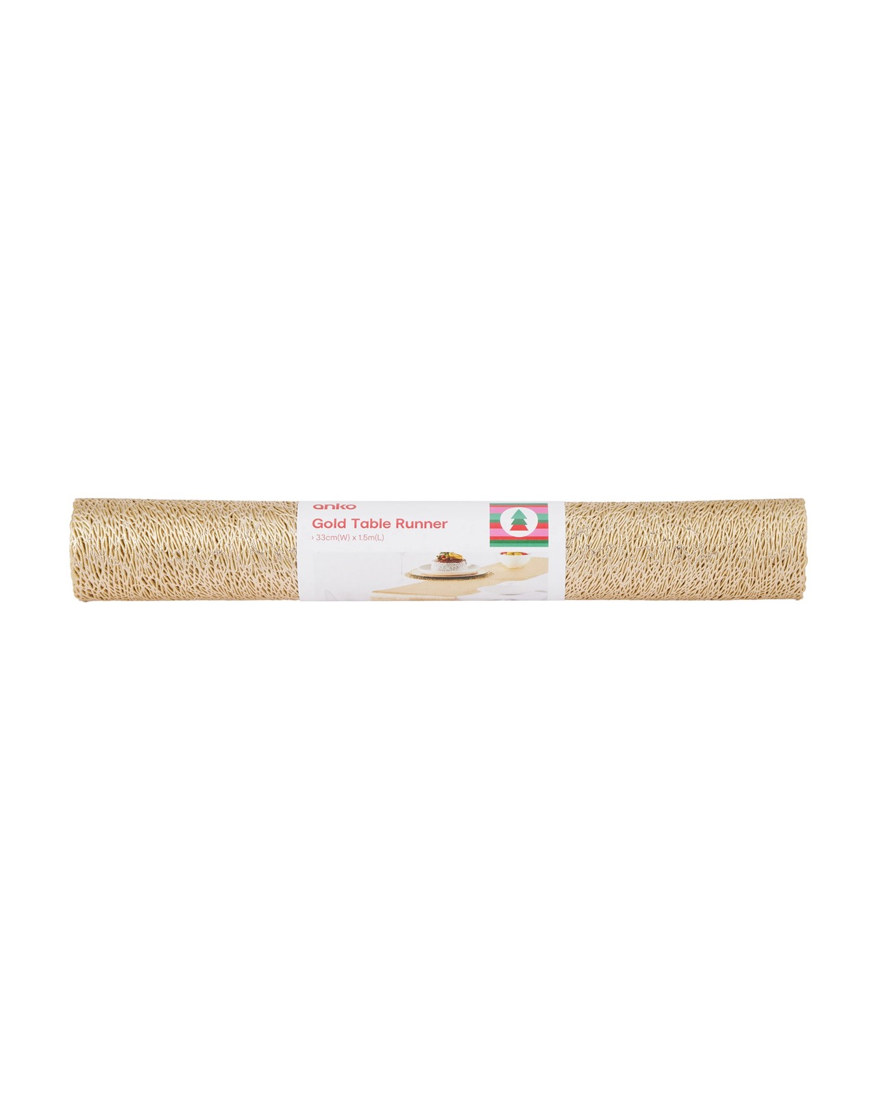Anko Gold Look Table Runner 5 of 5