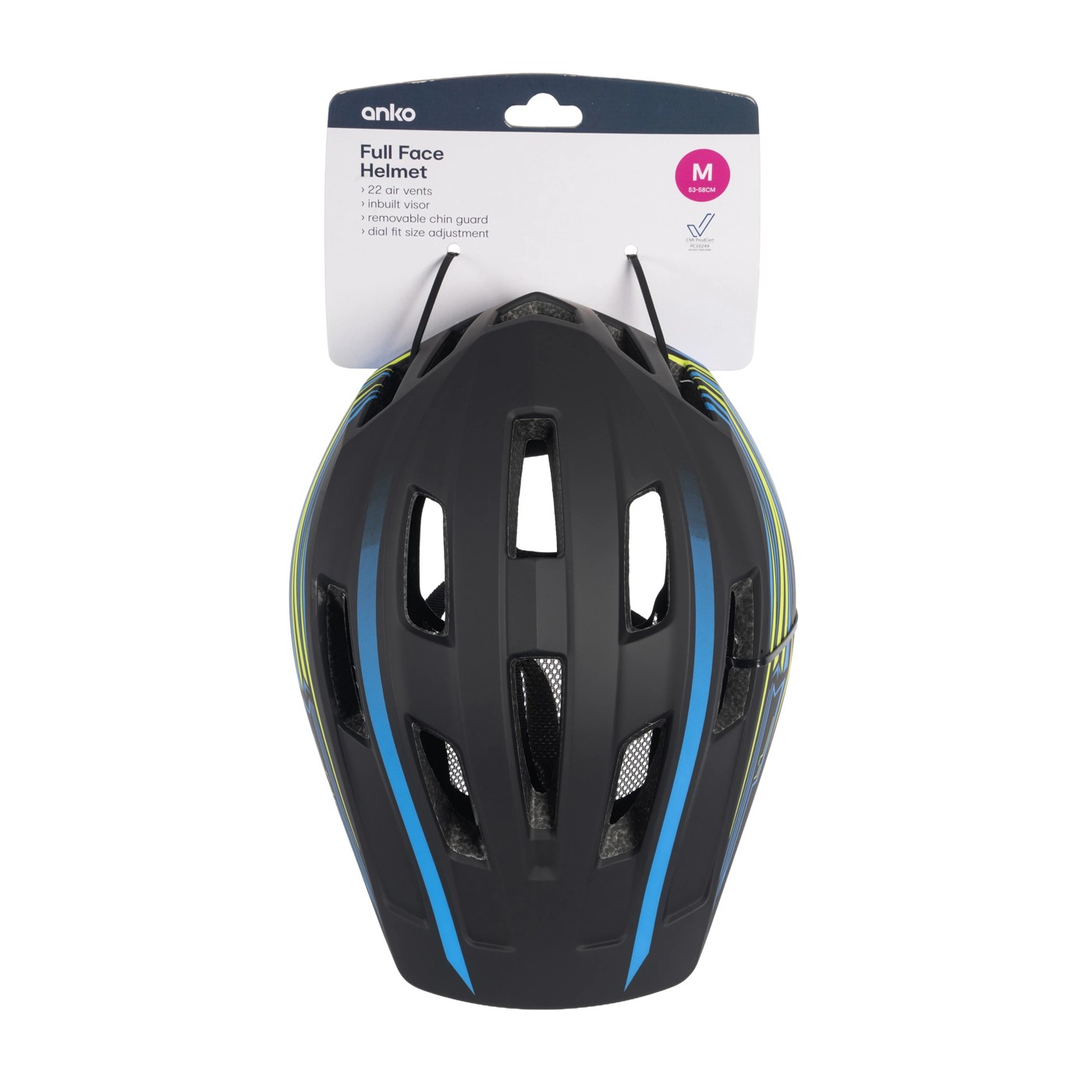 Anko Full Face Helmet - Medium 6 of 6