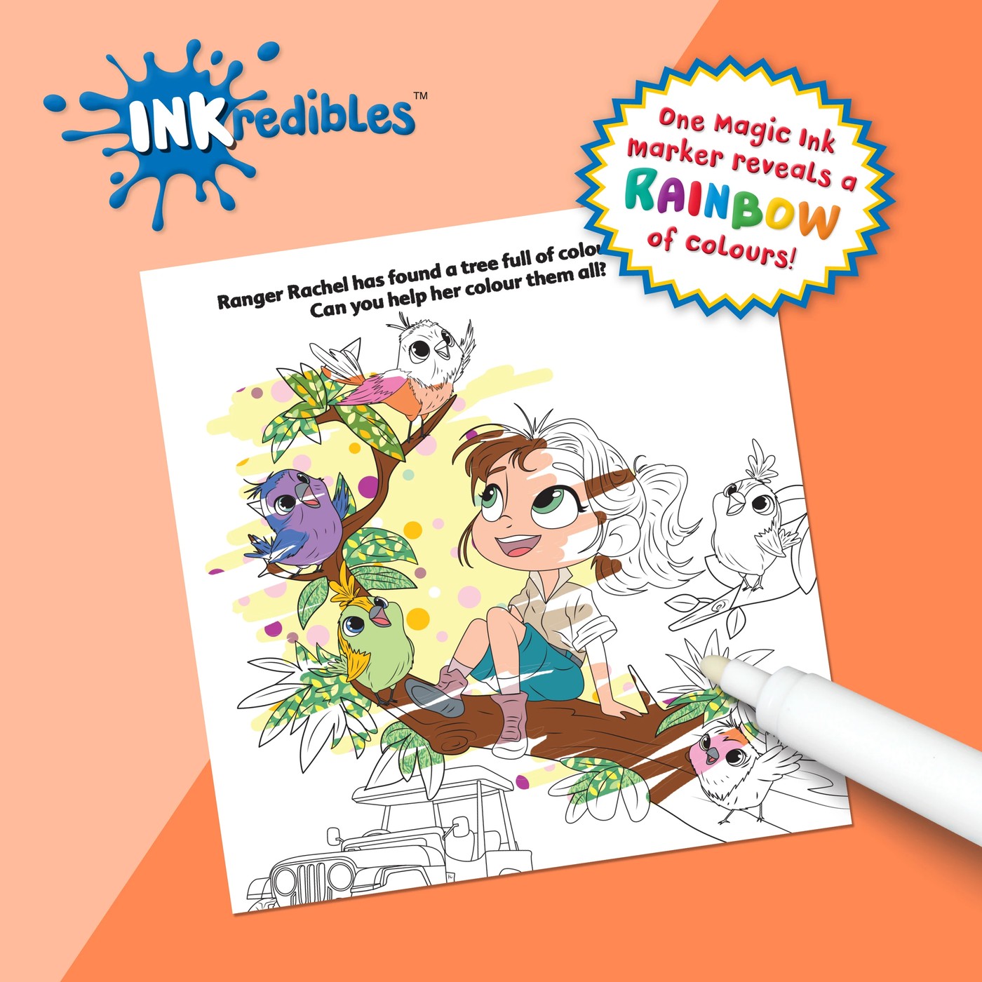 INKredibles Safari Park Magic Ink Pictures - Book 3 of 5