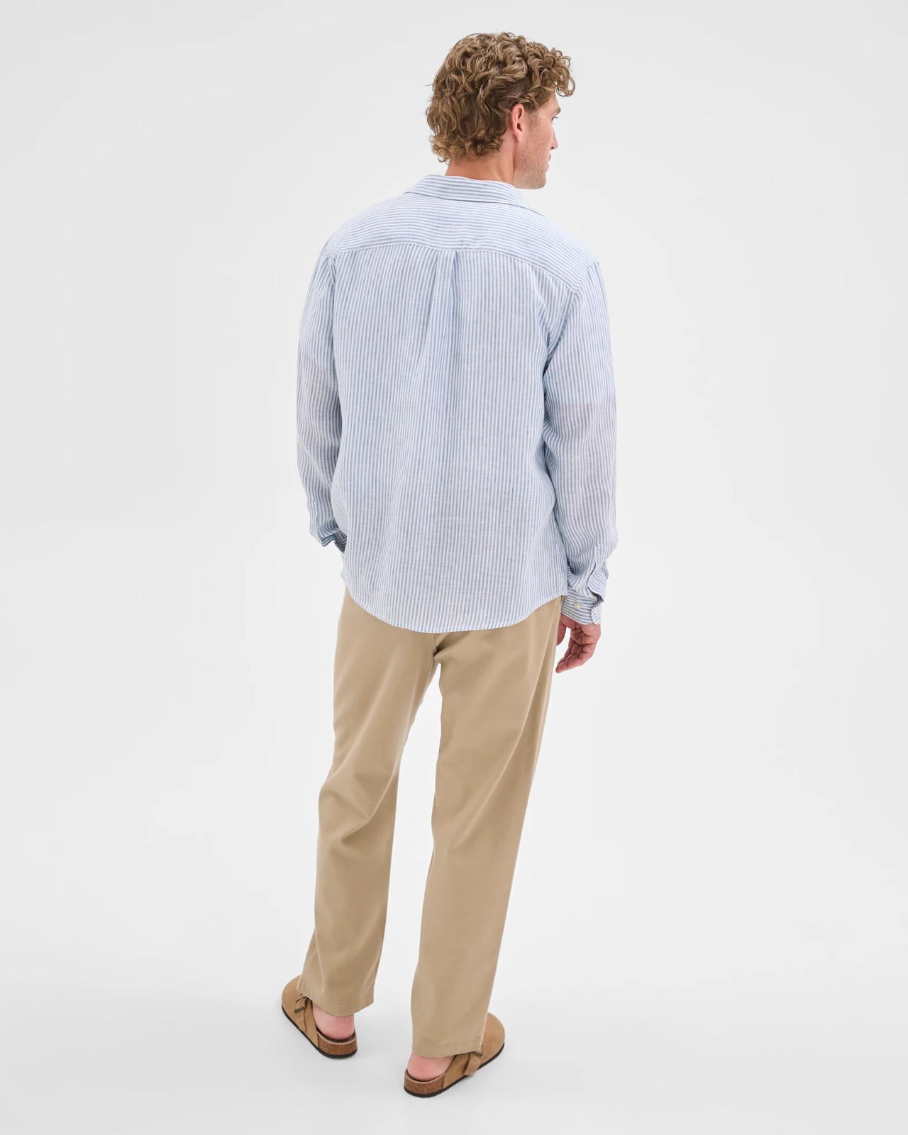 European Linen Long Sleeve Shirt 5 of 5