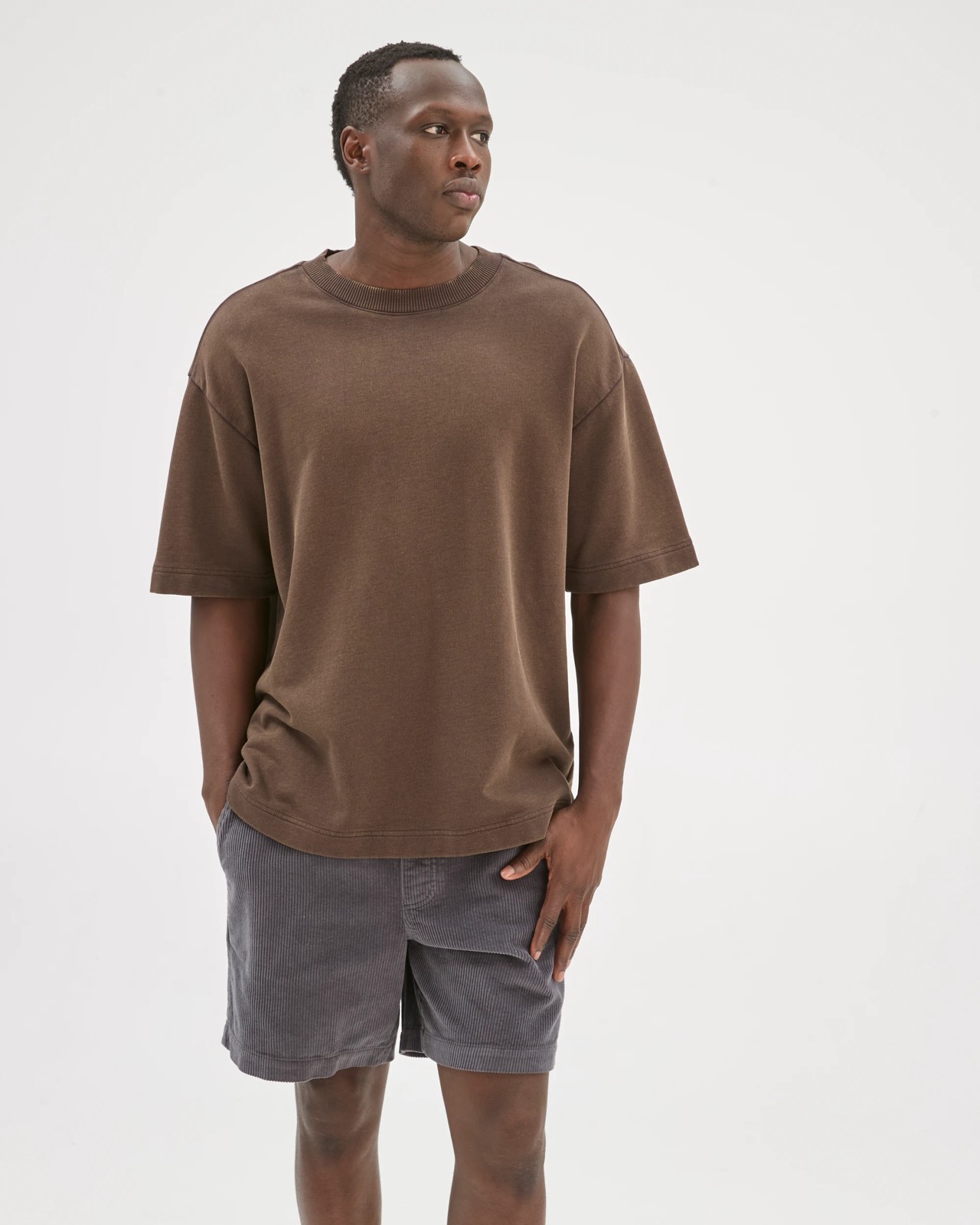 Commons Corduroy Shorts - Navy 2 of 5