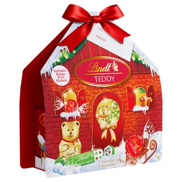 Lindt Teddy House Chocolate 73g
