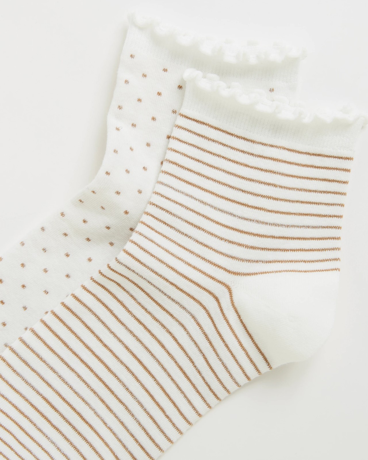 2 Pack Fashion Quarter Crew Socks 2 of 3