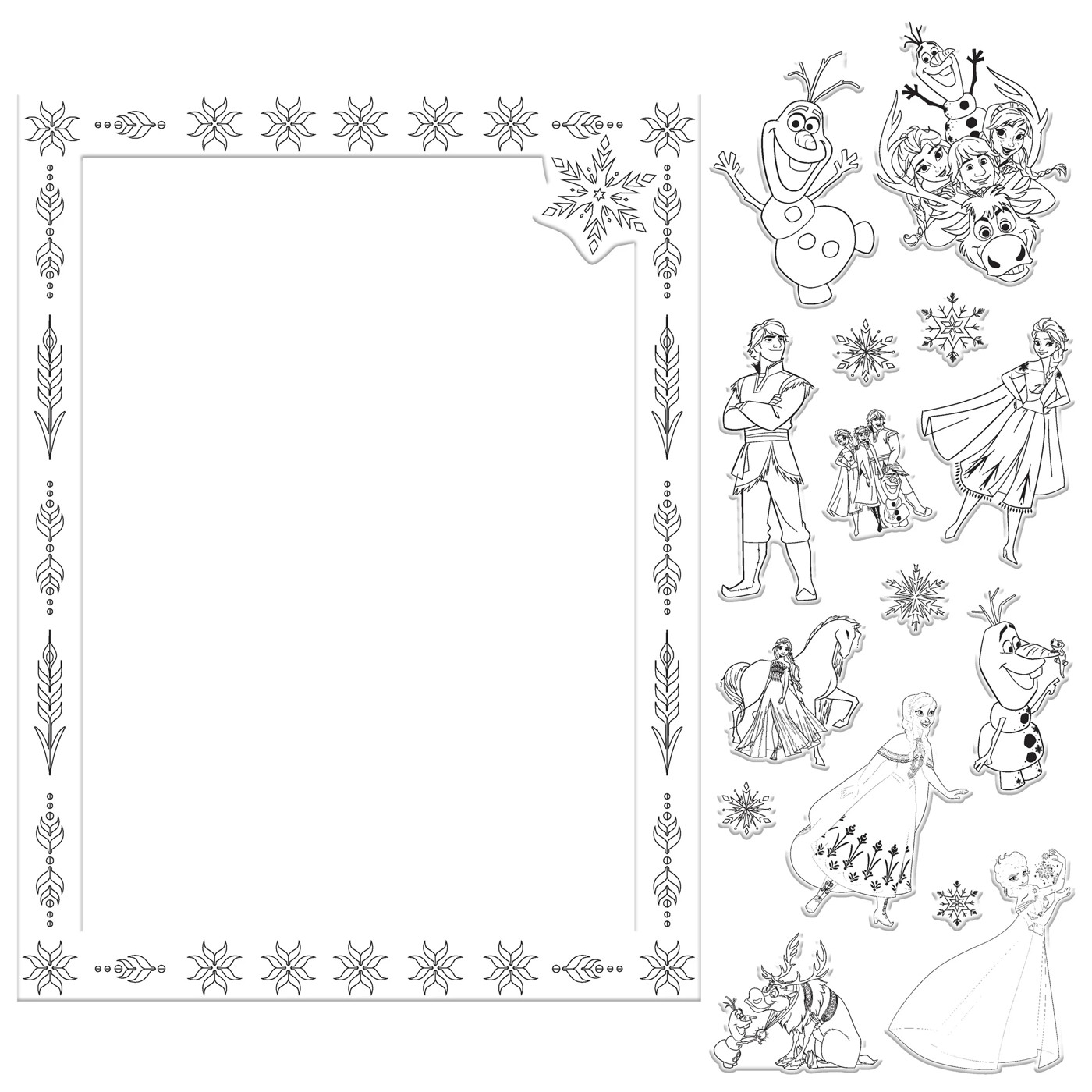 Colour-Me-Magnets Disney Frozen Colouring Book 3 of 6